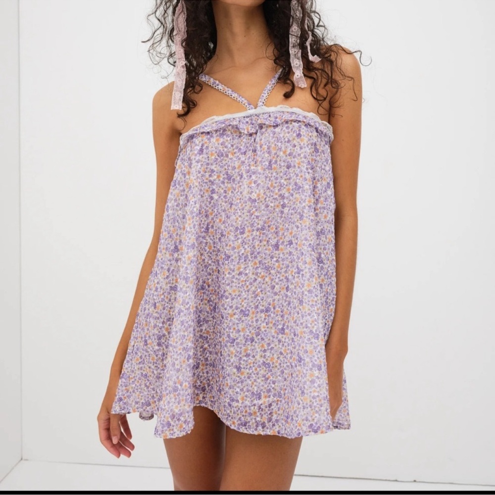 For Love and Lemons Halter Mini Dress